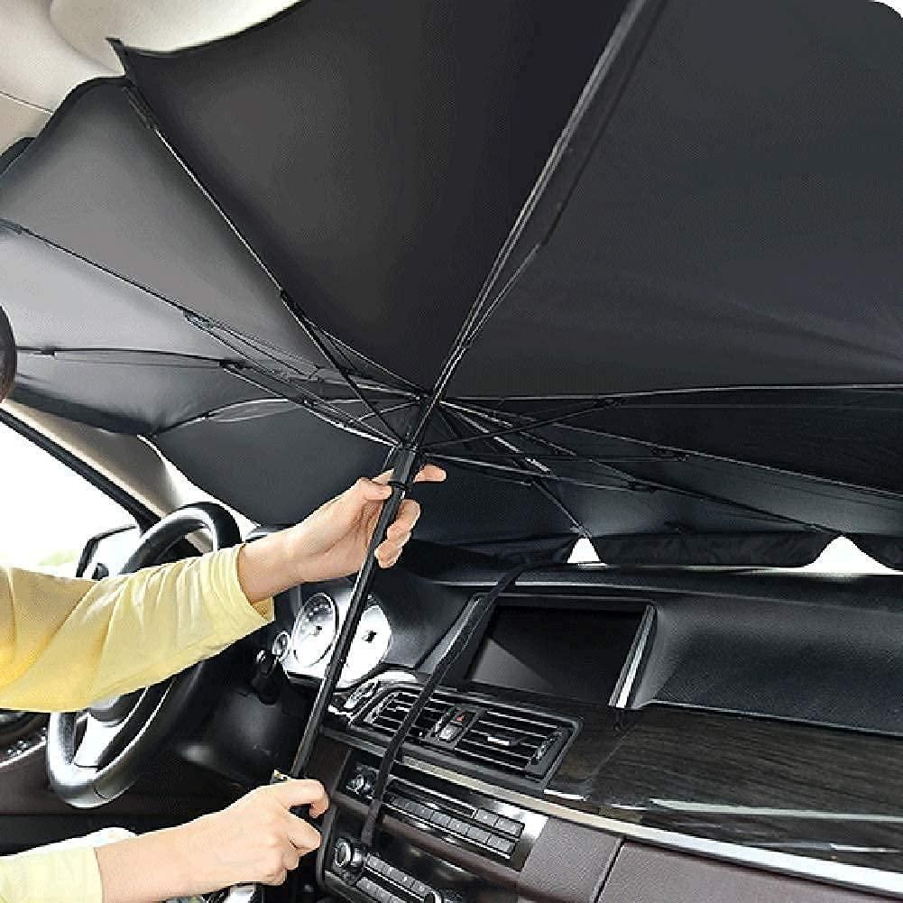 Car Windshield Sun Shade Umbrella ☀️ Foldable Heat Blocker & UV Protector for All Cars